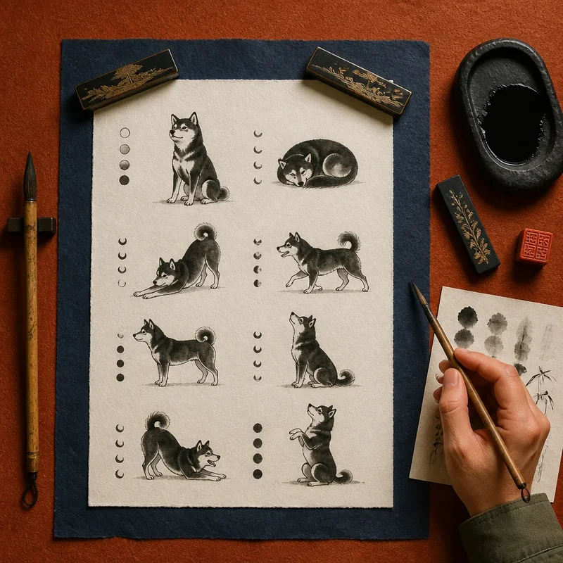 Mega Bonus - The Ink Dog Pose Library
